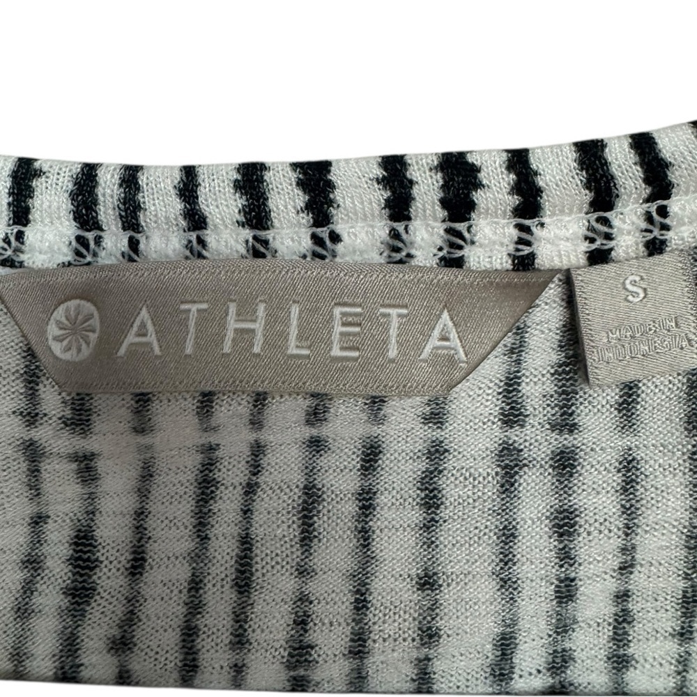 Athleta Small Striped Athletic Tank Top - Picture 3 of 7